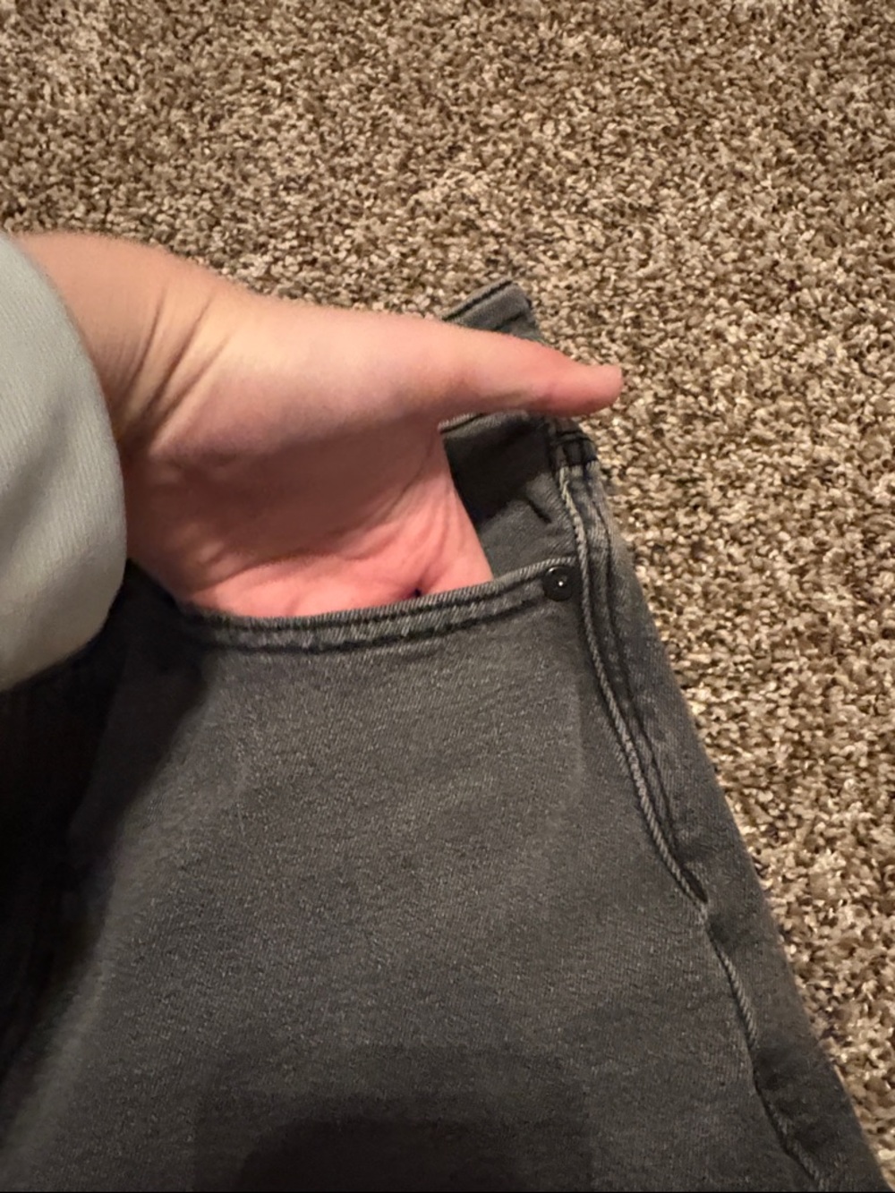 Women’s American Eagle Black/Grey Jeans - Picture 5 of 10